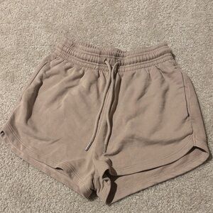 H&M Women's Beige Athletic Shorts